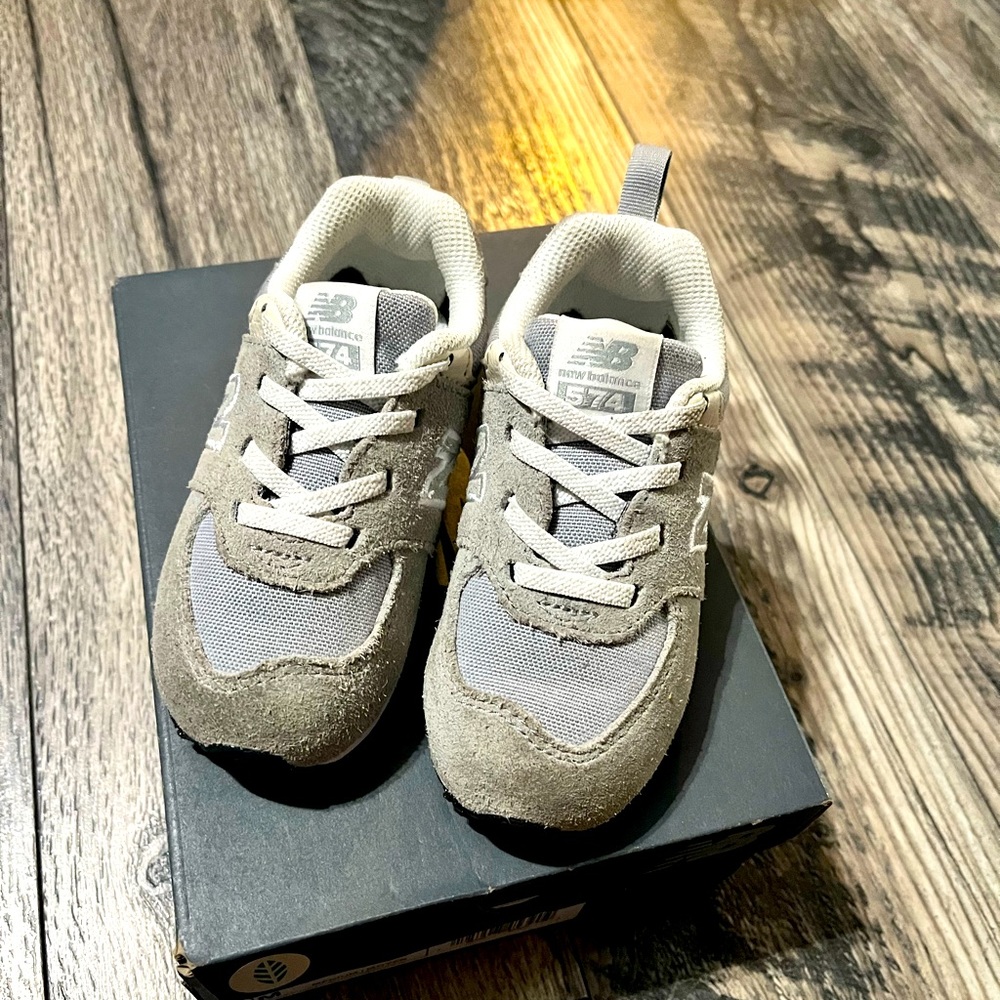 7c Grey Suede Toddler New Balance